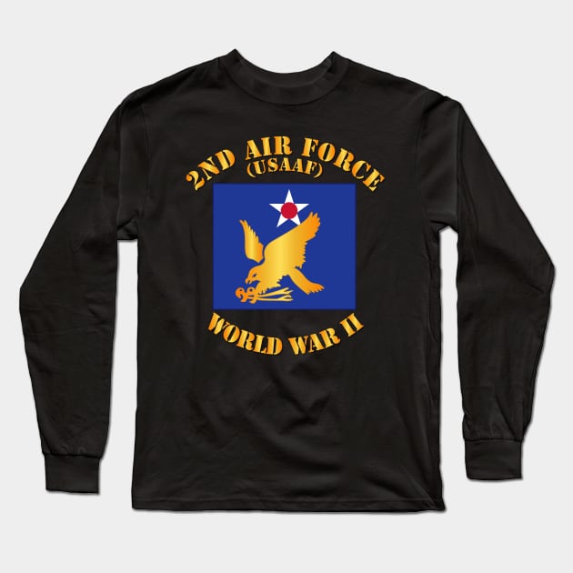 AAC - 2nd Air Force Long Sleeve T-Shirt by twix123844